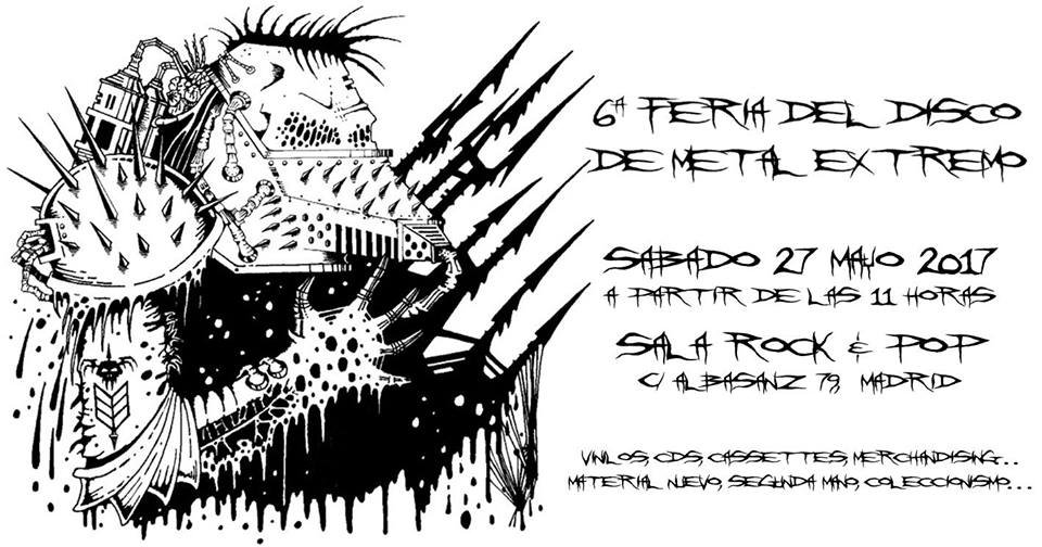 6ª Feria del Disco de Metal Extremo en Madrid