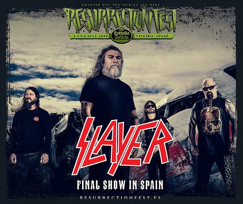 SLAYER dará su ultimo concierto en España en el RESURRECTION FEST