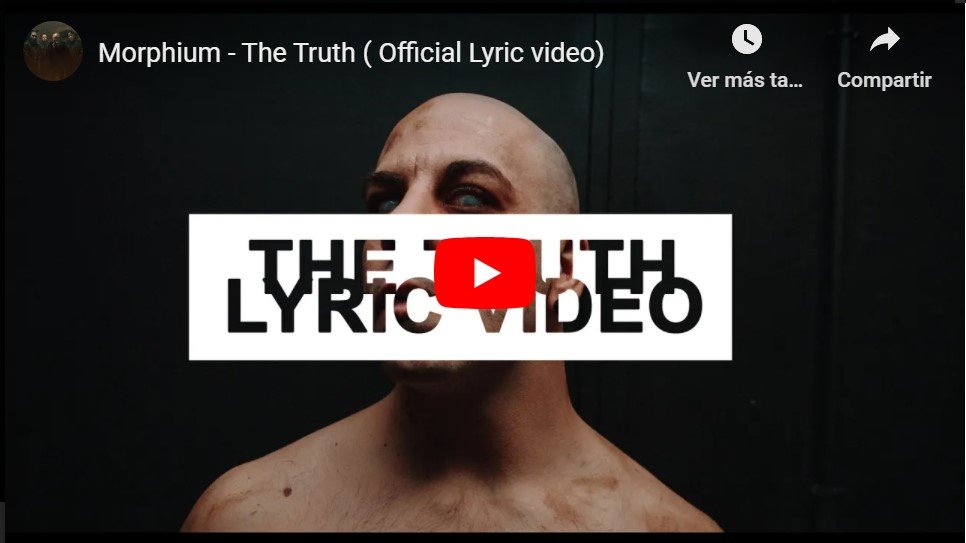 Morphium - The Truth ( Official Lyric video)