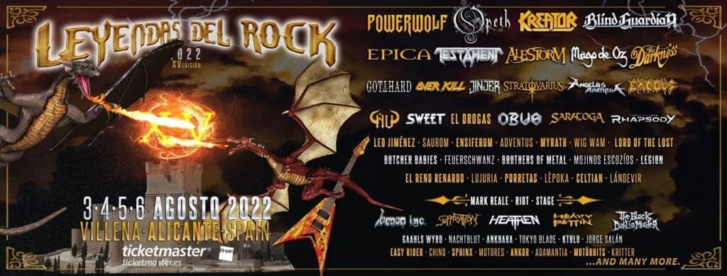 Leyendas del Rock cierra el cartel del Mark Reale-Riot Stage - Atanathos