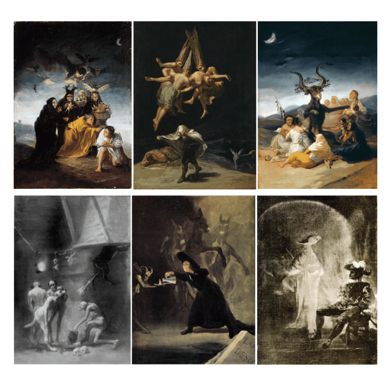 Colección de cuadros sobre la brujeria de los Duques de Osuna