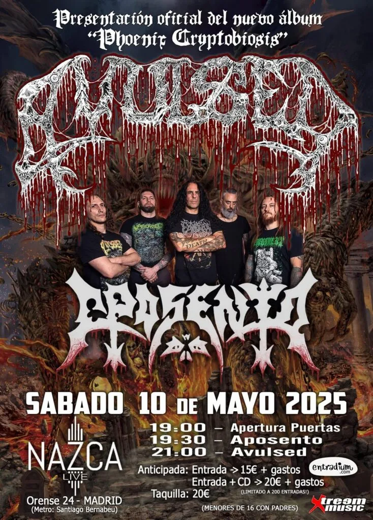 Avulsed concierto Madrid