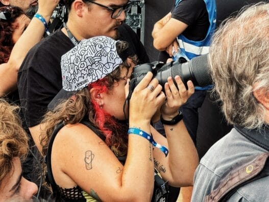 Irene Kilmister fotógrafa de conciertos