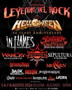 leyendas del rock 2026