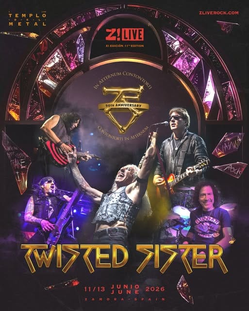 Twisted Sister encabezará el Z! Live 2026