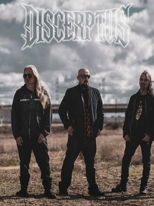 Discertups Death Metal Foto Acordes con luz. Fotografia y video musical