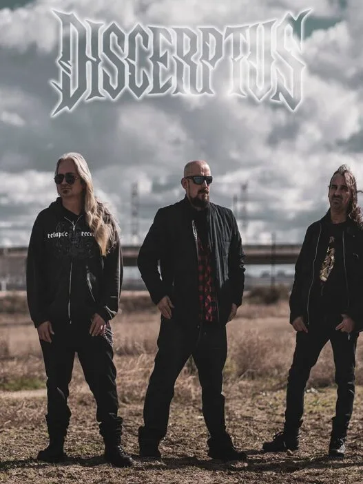 Discertups Death Metal Foto Acordes con luz. Fotografia y video musical