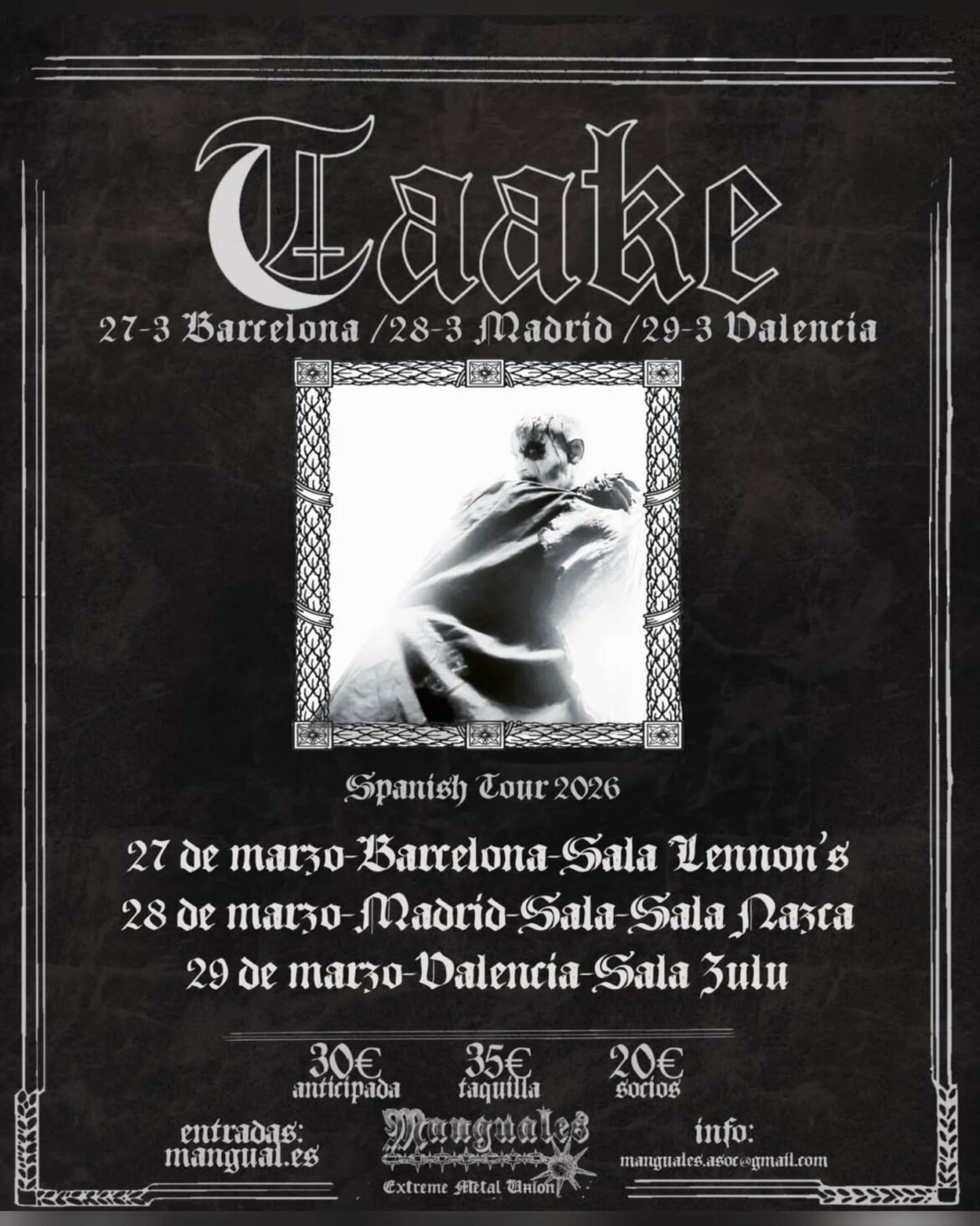 Gira Taake España 2026