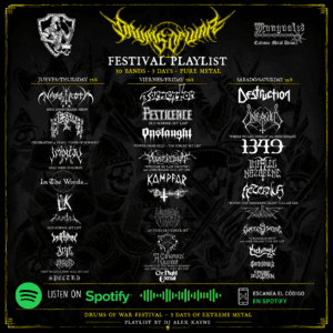 Drums of War Playlist Spotify