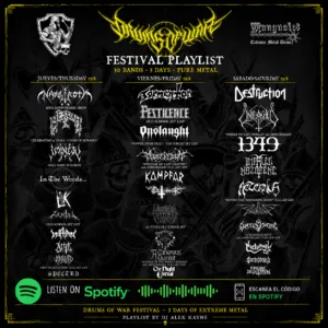 Drums of War Playlist Spotify