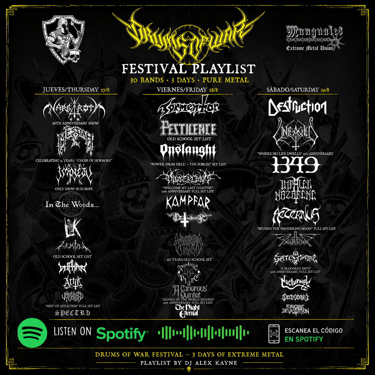 Drums of War Playlist Spotify