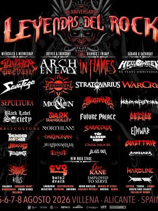 Cartel definitivo Leyendas del Rock 2026