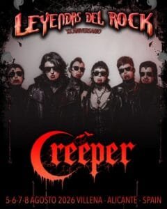 Creeper Leyendas del Rock 2026