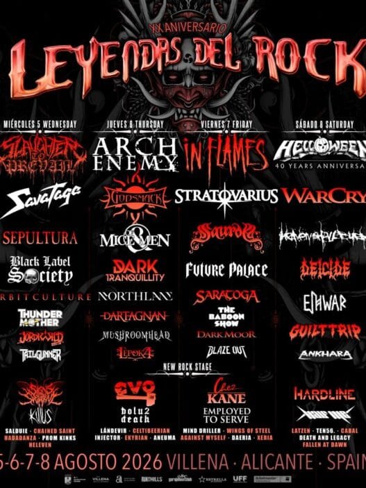 Cartel definitivo Leyendas del Rock 2026