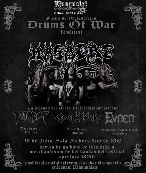 Presentación Drums of War - Barcelona