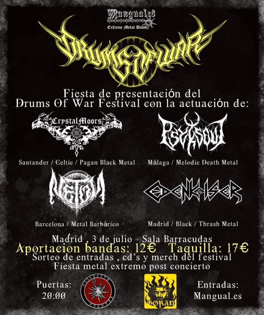 Presentación Drums of War - Madrid