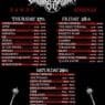 DRUMS OF WAR 2026 horarios