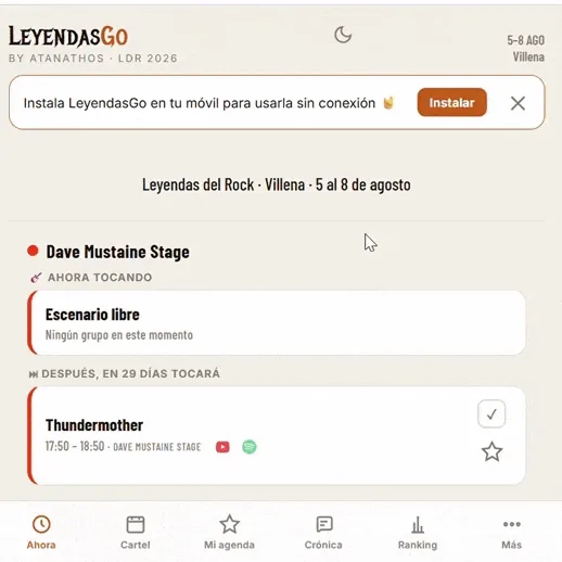 LeyendasGo APP