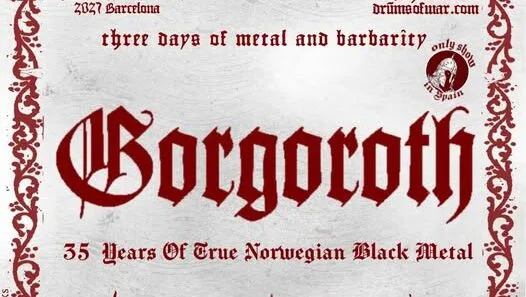 GORGOROTH Drums of War 2027