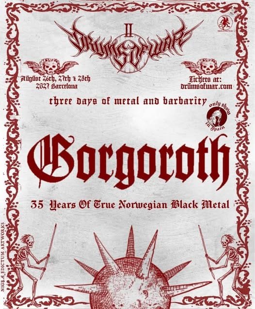 GORGOROTH Drums of War 2027