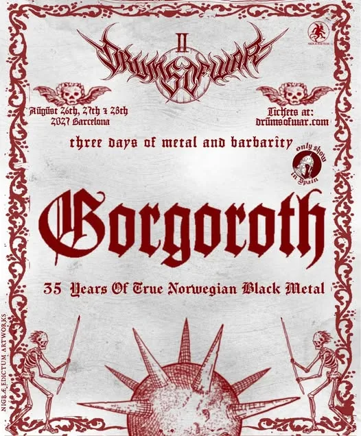 GORGOROTH Drums of War 2027