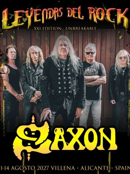 Saxon Leyendas del Rock 2027