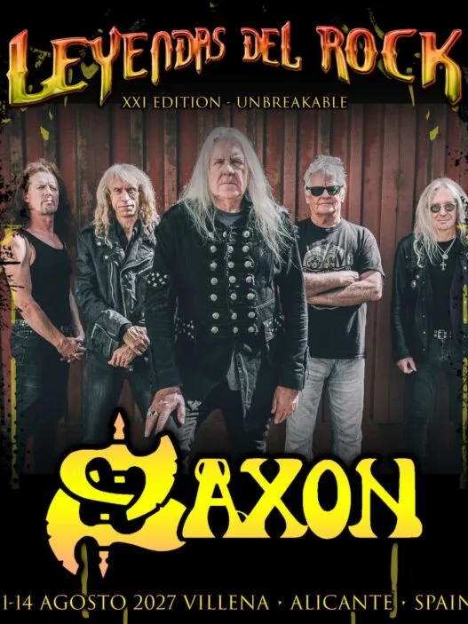 Saxon Leyendas del Rock 2027