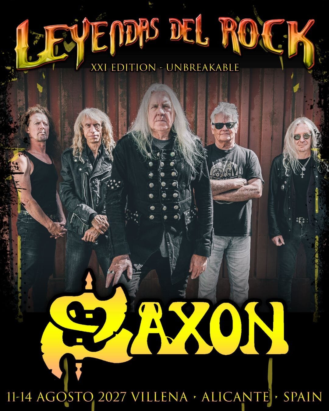 Saxon Leyendas del Rock 2027