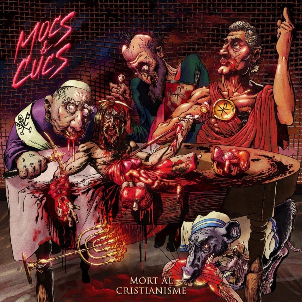 Mocs & Cucs portada de "Mort Al Cristianisme"